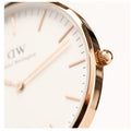 Daniel Wellington Classic Glasgow White Dial Two Tone NATO Strap Watch For Women - DW00100031