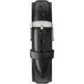 Daniel Wellington Petite Sheffield Black Dial Black Leather Strap Watch For Women - DW00100180