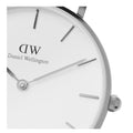 Daniel Wellington Petite Sterling White Dial Silver Mesh Bracelet Watch For Women - DW00100220