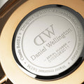 Daniel Wellington Classic Roselyn White Dial Maroon Nylon Strap Watch For Women - DW00100267