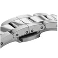 Daniel Wellington Iconic White Dial Silver Steel Strap Watch For Men - DW00100341