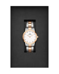 Daniel Wellington Iconic Link White Dial Two Tone Steel Strap Watch For Women - DW00100359