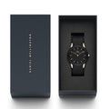 Daniel Wellington Iconic Motion Black Dial Black Rubber Strap Watch For Men - DW00100425