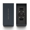 Daniel Wellington Iconic Motion Black Dial Rubber Strap Watch For Women - DW00100426