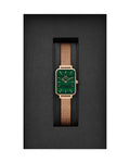 Daniel Wellington Quadro Melrose Green Watch For Womens - DW00100437