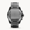 Diesel Mega Chief Chronograph Grey Dial Grey Steel Strap Watch for Men - DZ4282