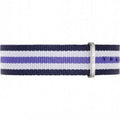 Daniel Wellington Classic Trinity White Dial Three Tone Nylon Strap Watch For Women - 0609DW