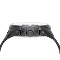 Diesel Mega Chief Chronograph Black Dial Black Mesh Strap Watch For Men - DZ4527