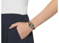 Fossil Georgia Smoke Grey Dial Grey Leather Strap Watch for Women - ES3077