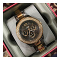 Fossil Stella Multifunction Brown Dial Two Tone Steel Strap Watch for Women - ES4079