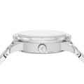 Emporio Armani Mario Chronograph Automatic Blue Dial Silver Steel Strap Watch For Men - AR60052