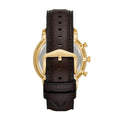 Fossil Neutra Chronograph Brown Dial Brown Leather Strap Watch for Men - FS5763