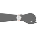 Fossil Boyfriend White Dial Beige Leather Strap Watch for Women - ES3811