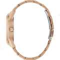 Guess Crush Rose Gold Dial Rose Gold Steel Strap Watch For Women - GW0020L3
