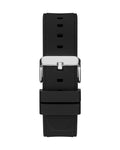Guess Third Grear Multi Function Black Dial Black Rubber Strap Watch for Men- GW0334G1
