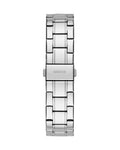 Guess Glitter Burst Diamonds Blue Dial Silver Steel Strap Watch for Women - GW0405L1