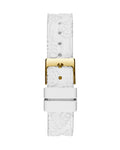 Guess Marina Multifunction White Dial White Rubber Strap Watch for Women - W1025L5