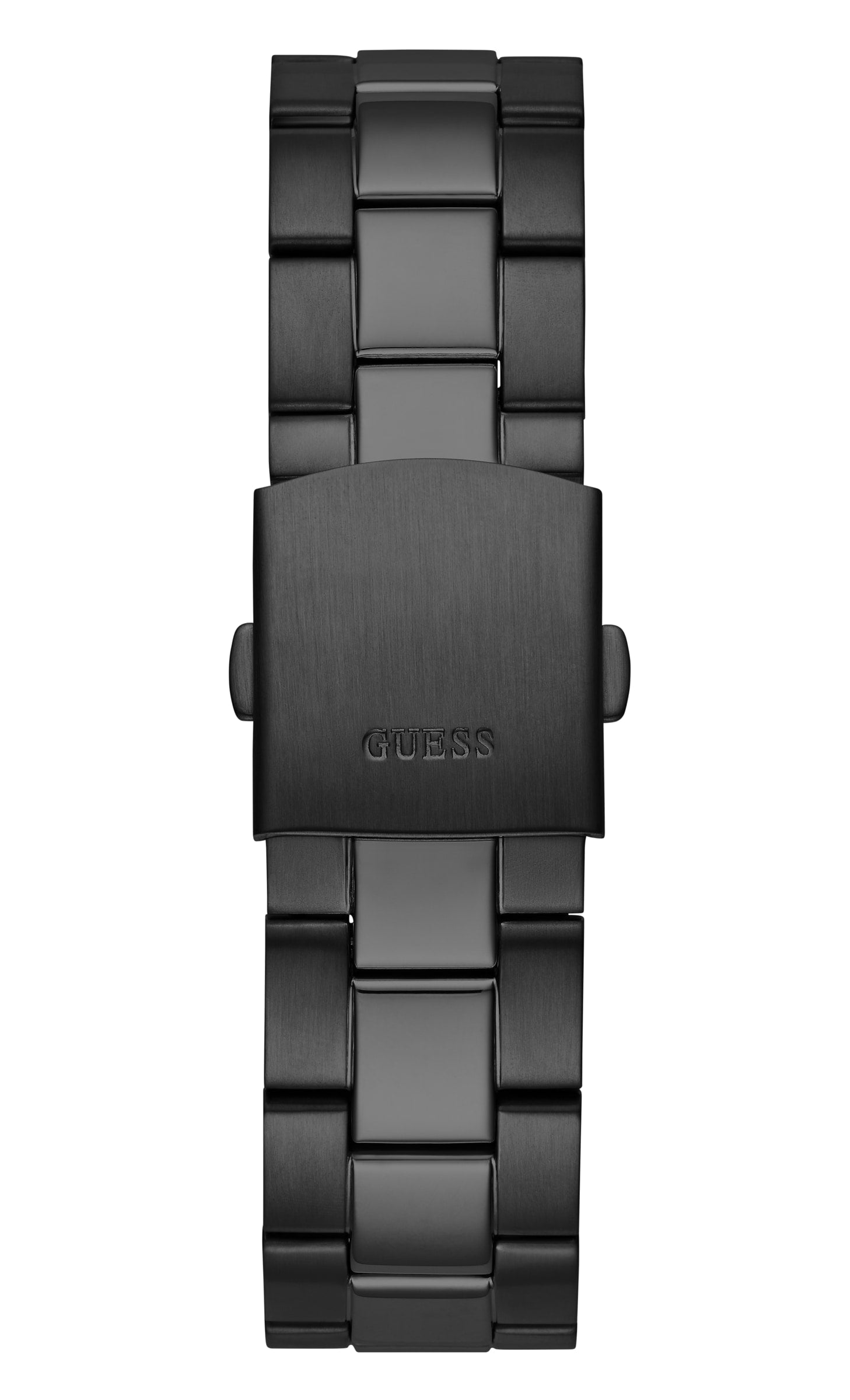 Guess Axel Multifunction Black Dial Black Steel Strap Watch For Men - GW0488G3
