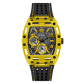 Guess Phoenix Chronograph Black Dial Black Rubber Strap Watch for Men - GW0499G2