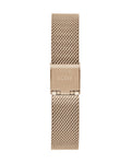 Guess Dream Crystals Rose Gold Dial Rose Gold Mesh Bracelet Watch For Women - GW0550L3
