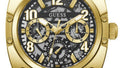 Guess Prodigy Black Dial Black Silicone Strap Watch For Men - GW0569G2