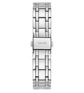 Guess Fame Quartz Crystals Silver Dial Silver Steel Strap Watch For Women - GW0644L1