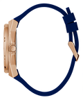Guess Asteria Multifunction Blue Dial Blue Rubber Strap Watch For Women - GW0620L3