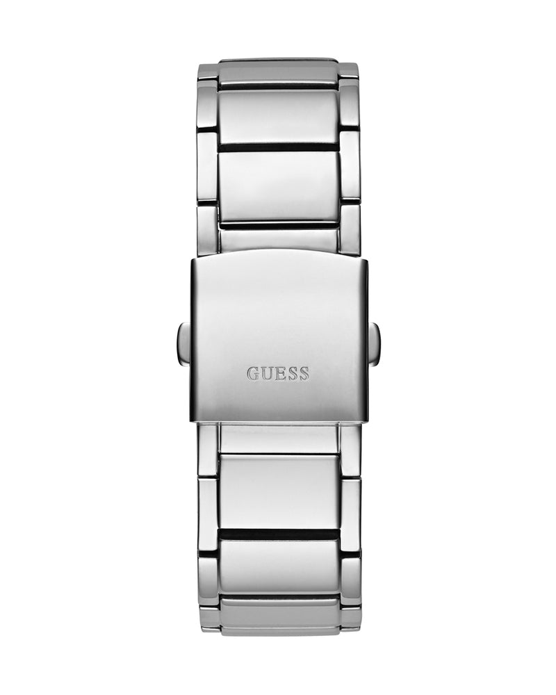 Guess Prodigy Chronograph Blue Dial Silver Steel Strap Watch For Men - GW0624G1