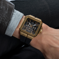 Guess Leo Multifunction Black Dial Black Silicone Strap Watch For Men - GW0637G2