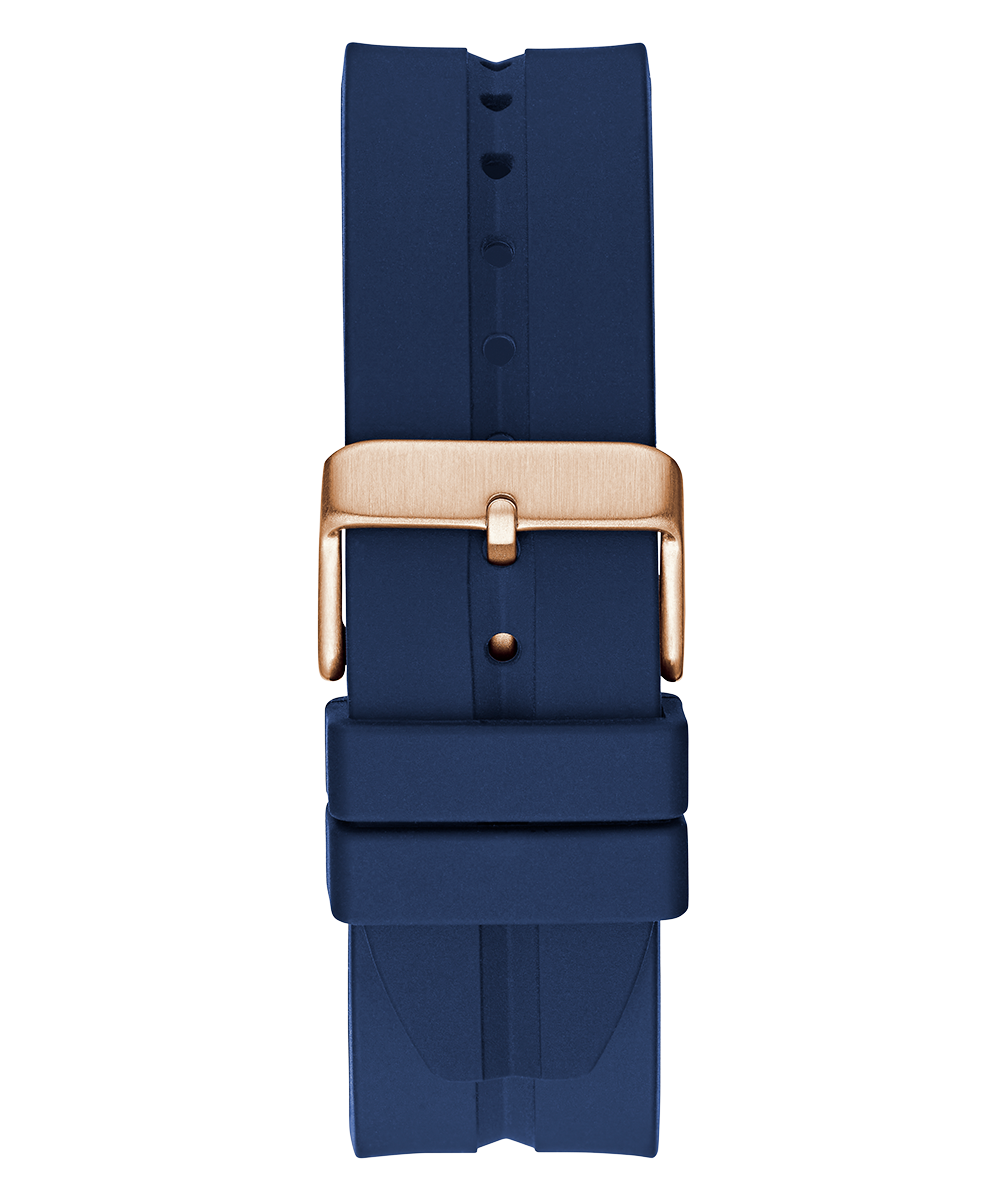 Guess Leo Chronograph Blue Dial Blue Silicone Strap Watch For Men - GW0637G3