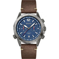 Hugo Boss Nomad Blue Dial Brown Leather Strap Watch for Men - 1513773