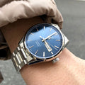 Tag Heuer Carrera Automatic Blue Dial Silver Steel Strap Watch for Men - WAR201E.BA0723