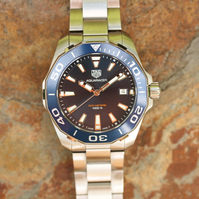 Tag Heuer Aquaracer Blue Dial Watch for Men - WAY111C.BA0928