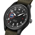IWC Pilot’s Watch Mark XVIII Top Gun Edition “SFTI” Black Dial Green Nylon Strap Watch for Men - IW324712
