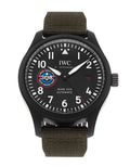 IWC Pilot’s Watch Mark XVIII Top Gun Edition “SFTI” Black Dial Green Nylon Strap Watch for Men - IW324712