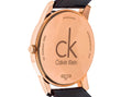 Calvin Klein City White Dial Brown Leather Strap Watch for Men - K2G21629