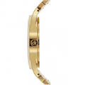 Calvin Klein Dainty White Dial Gold Steel Strap Watch for Women - K7L23546
