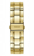 Guess Bedazzle Diamonds Gold Dial Gold Steel Strap Watch For Women - W1097L2