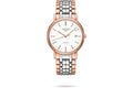 Longines Presence 38.5mm Automatic White Dial Two Tone Steel Strap Watch for Men - L4.921.1.12.7
