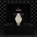 Tudor Style Automatic Silver Dial Two Tone Steel Strap Watch for Men - M12713-0003