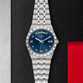 Tudor Royal Automatic Diamonds Blue Dial Silver Steel Strap Watch for Men - M28600-0006