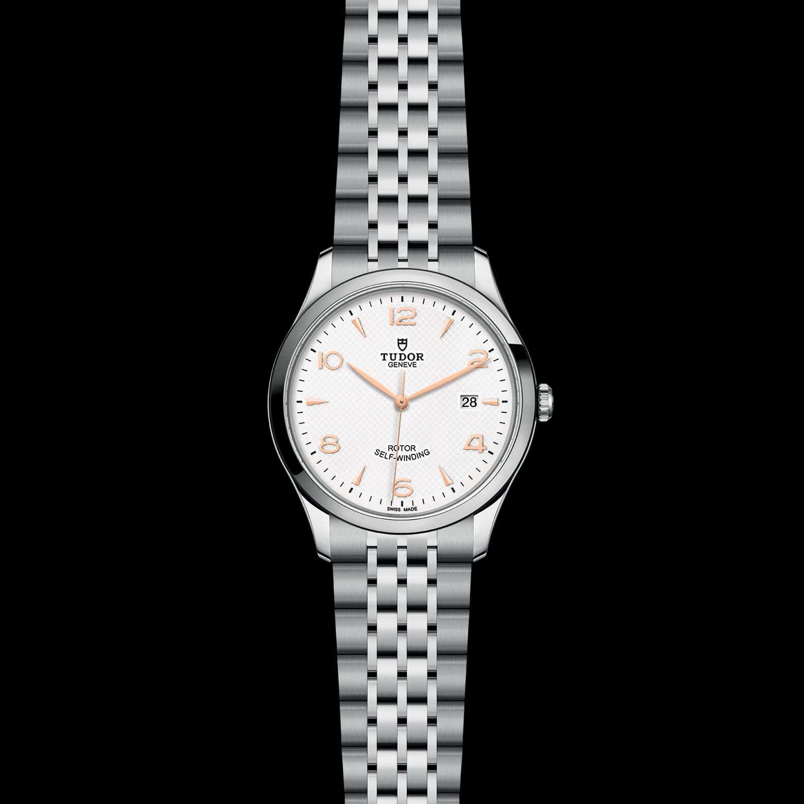 Tudor 1926 Automatic Silver Dial Silver Steel Strap Watch for Men - M91650-0001