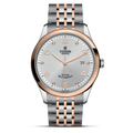 Tudor 1926 Automatic Diamonds Silver Dial Two Tone Steel Strap Watch for Men - M91651-0002