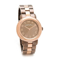 Marc Jacobs Marci Brown Dial Two Tone Steel Strap Watch for Women - MBM3171