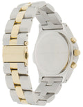 Marc Jacobs Blade Chronograph Silver Dial Two Tone Steel Strap Watch for Women - MBM3177