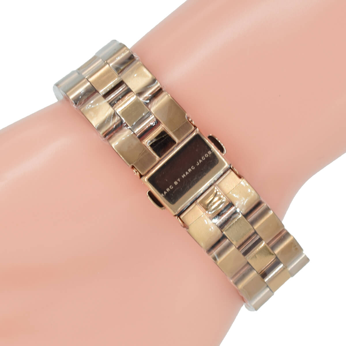 Marc Jacobs Henry Rose Gold Dial Rose Gold Steel Strap Watch for Women - MBM3293