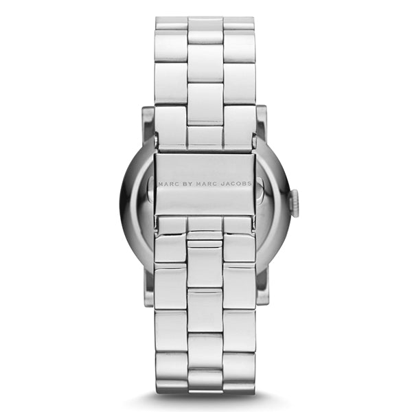 Marc Jacobs Amy Life Pink Dial Silver Steel Strap Watch for Women - MBM3300