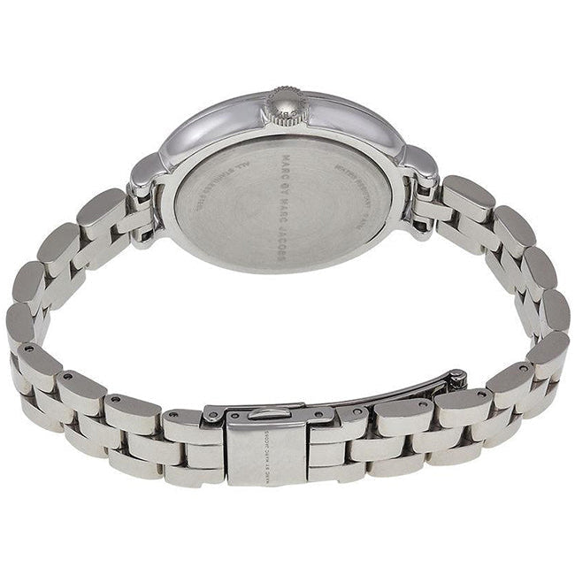 Marc Jacobs Sally Silver Dial Silver Steel Strap Watch for Women - MBM3362