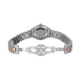 Marc Jacobs Tether Transparent White Dial Two Tone Steel Strap Watch for Women - MBM3418