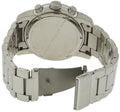 Marc Jacobs Larry Chronograph Black Dial Silver Steel Strap Watch for Men - MBM5050